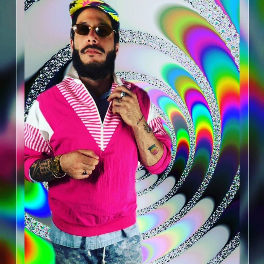 Super Retro REMO by California Pink Windbreaker